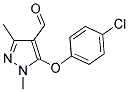 5-(4-CHLOROPHENOXY)-1,3-DIMETHYL-1H-PYRAZOLE-4-CARBALDEHYDE CAS#: 109925-13-5