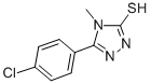5-(4-CHLOROPHENYL)-4-METHYL-4H-1,2,4-TRIAZOLE-3-THIOL CAS#: 29527-27-3