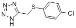 5-(4-CHLOROPHENYLTHIOMETHYL)TETRAZOLE CAS#: 18527-31-6