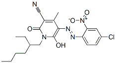 5-(4-Chloro-2-nitrophenylazo)-3-cyano-1-(2-ethylhexyl)-6-hydroxy-4-methyl-2-pyridone CAS#: 113411-97-5