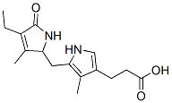 5-[(4-Ethyl-2,5-dihydro-3-methyl-5-oxo-1H-pyrrol-2-yl)methyl]-4-methyl-1H-pyrrole-3-propanoic acid CAS#: 13129-10-7