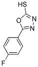 5-(4-FLUORO-PHENYL)-[1,3,4]OXADIAZOLE-2-THIOL CAS#: 203268-64-8