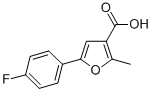 5-(4-FLUOROPHENYL)-2-METHYL-3-FUROIC ACID CAS#: 111787-88-3