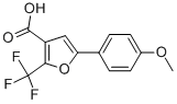5-(4-METHOXYPHENYL)-2-(TRIFLUOROMETHYL)-3-FUROIC ACID CAS#: 239080-02-5