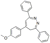 5-(4-Methoxyphenyl)-3,7-diphenyl-4H-1,2-diazepine CAS#: 25649-72-3