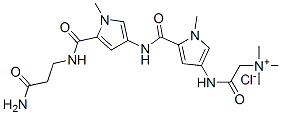 [5-[[5-(2-carbamoylethylcarbamoyl)-1-methyl-pyrrol-3-yl]carbamoyl]-1-m ethyl-pyrrol-3-yl]carbamoylmethyl-trimethyl-azanium chloride CAS#: 101772-50-3