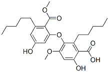 5-[5-Hydroxy-2-(methoxycarbonyl)-3-pentylphenoxy]-4-methoxy-6-pentylsalicylic acid CAS#: 101910-69-4