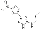 5-(5-Nitrofuran-2-yl)-N-propyl-1H-1,2,4-triazol-3-amine CAS#: 10187-90-3