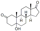 5-ALPHA-ANDROSTANE-ALPHA-NOR-2,17-DIONE CAS#: 1032-12-8