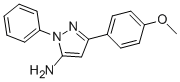 5-AMINO-3-(4-METHOXYPHENYL)-1-PHENYLPY& CAS#: 19652-13-2