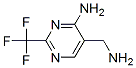 5-(AMINOMETHYL)-2-(TRIFLUOROMETHYL)PYRIMIDIN-4-AMINE CAS#: 2822-73-3