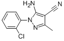 5-Amino-1-(2-chlorophenyl)-3-methyl-1H-pyrazole-4-carbonitrile CAS#: 107856-31-5