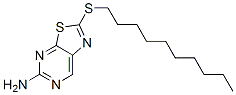 5-Amino-2-(decylthio)thiazolo[5,4-d]pyrimidine CAS#: 19844-44-1