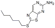 5-Amino-2-(hexylthio)thiazolo[5,4-d]pyrimidine CAS#: 19844-42-9