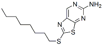 5-Amino-2-(octylthio)thiazolo[5,4-d]pyrimidine CAS#: 19844-43-0
