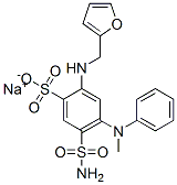 5-(Aminosulfonyl)-2-[(2-furanylmethyl)amino]-4-(methylphenylamino)benzenesulfonic acid sodium salt CAS#: 111744-90-2
