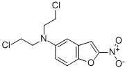 5-(BIS(2-CHLOROETHYL)AMINO)-2-NITROBENZOFURAN CAS#: 109143-16-0