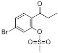 5-BROMO-2-PROPIONYLPHENYL METHANESULFONATE CAS#: 215815-08-0