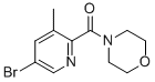 5-BROMO-3-METHYL-2-MORPHOLINOCARBONYLPYRIDINE CAS#: 244139-60-4