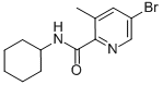 5-BROMO-3-METHYL-N-CYCLOHEXYLPYRIDINE-2-CARBOXAMIDE CAS#: 244139-63-7