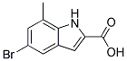 5-BROMO-7-METHYL-1H-INDOLE-2-CARBOXYLIC ACID CAS#: 15936-76-2