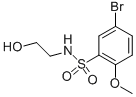 5-BROMO-N-(2-HYDROXYETHYL)-2-METHOXYBENZENESULFONAMIDE CAS#: 871269-14-6