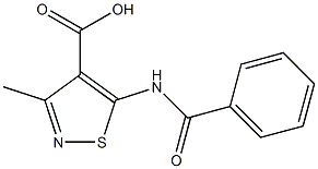 5-(BenzoylaMino)-3-Methyl-4-isothiazolecarboxylic Acid CAS#: 25391-97-3
