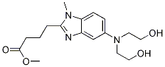 5-[Bis(2-hydroxyethyl)amino]-1-methyl-1H-benzimidazole-2-butanoic acid methyl ester CAS#: 109882-31-7