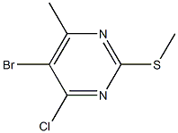 5-BroMo-4-chloro-6-Methyl-2-(Methylthio)pyriMidine CAS#: 17119-74-3