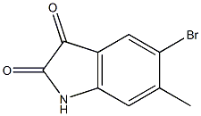 5-BroMo-6-Methylindoline-2,3-dione CAS#: 106976-23-2