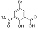 5-Bromo-2-hydroxy-3-nitrobenzoic acid CAS#: 10169-50-3
