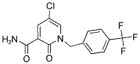 5-CHLORO-2-OXO-1-[4-(TRIFLUOROMETHYL)BENZYL]-1,2-DIHYDRO-3-PYRIDINECARBOXAMIDE CAS#: 242797-20-2