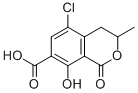 5-CHLORO-3,4-DIHYDRO-8-HYDROXY-3-METHYL-1H-2-BENZOPYRAN-1-ONE-7-CARBOXYLIC ACID CAS#: 16281-39-3