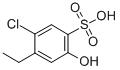 5-CHLORO-4-ETHYL-2-HYDROXYBENZENESULFONIC ACID CAS#: 104207-29-6
