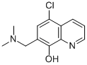 5-CHLORO-7-DIMETHYLAMINOMETHYL-QUINOLIN-8-OL CAS#: 100119-17-3