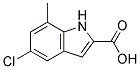 5-CHLORO-7-METHYL-1H-INDOLE-2-CARBOXYLIC ACID CAS#: 15936-74-0