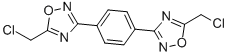 5-(CHLOROMETHYL)-3-(4-[5-(CHLOROMETHYL)-1,2,4-OXADIAZOL-3-YL]PHENYL)-1,2,4-OXADIAZOLE CAS#: 257880-89-0