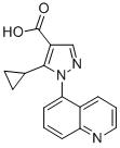 5-CYCLOPROPYL-1-QUINOLIN-5-YL-1H-PYRAZOLE-4-CARBOXYLIC ACID CAS#: 241798-75-4