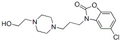 5-Chloro-3-[3-[4-(2-hydroxyethyl)piperazin-1-yl]propyl]benzoxazol-2(3H)-one CAS#: 14733-75-6