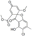 5-Chloro-4-hydroxy-6'-methoxy-6-methyl-3,4'-dioxospiro[benzofuran-2(3H),1'-[2,5]cyclohexadiene]-2'-carboxylic acid methyl ester CAS#: 103470-59-3