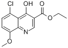 5-Chloro-4-hydroxy-8-methoxyquinoline-3-carboxylic acid ethyl ester CAS#: 27333-34-2