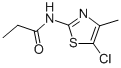 5-Chloro-4-methyl-2-propionamidothiazole CAS#: 13915-79-2