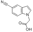 5-Cyanoindole-1-acetic acid CAS#: 202124-67-2