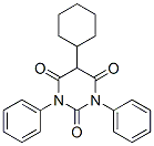 5-Cyclohexyl-1,3-diphenylbarbituric acid CAS#: 1247-87-6