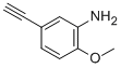 5-ETHYNYL-2-METHOXY-PHENYLAMINE CAS#: 105752-19-0