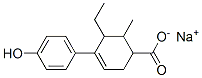 5-Ethyl-4-(p-hydroxyphenyl)-6-methyl-3-cyclohexene-1-carboxylic acid sodium salt CAS#: 22921-18-2