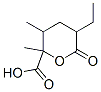 5-Ethyltetrahydro-2,3-dimethyl-6-oxo-2H-pyran-2-carboxylic acid CAS#: 19776-82-0