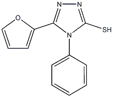 5-FURAN-2-YL-4-PHENYL-4H-[1,2,4]TRIAZOLE-3-THIOL CAS#: 27106-16-7