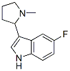 5-Fluoro-3-(1-methyl-2-pyrrolidinyl)-1H-indole CAS#: 1815-29-8