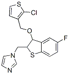5-Fluoro-3-[(2-chloro-3-thienyl)methoxy]-2-[(1H-imidazol-1-yl)methyl]-2,3-dihydrobenzo[b]thiophene CAS#: 109425-68-5